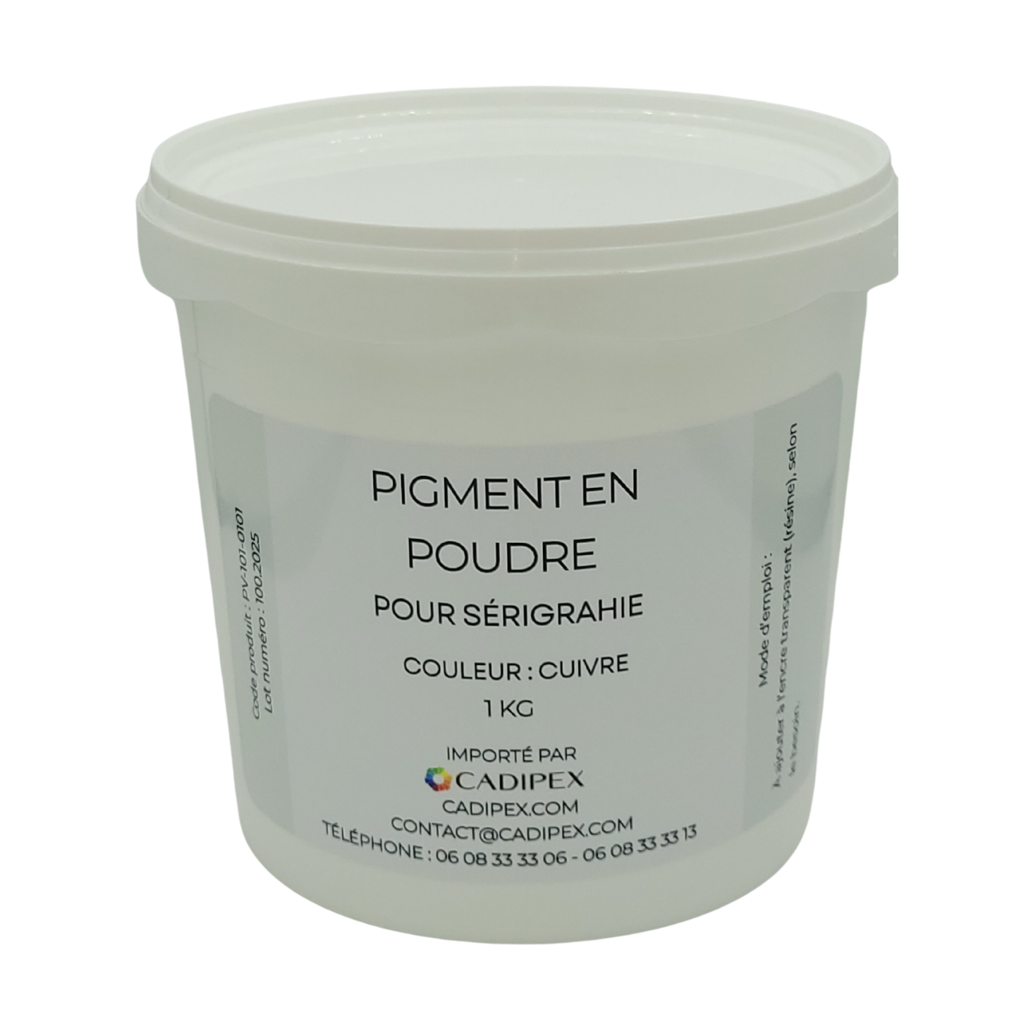 Pigments de poudre pour sérigraphie